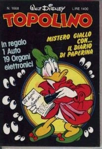 Cover of Topolino e l'intruso spazio temporale
