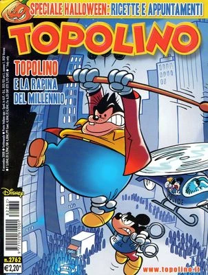 Cover of Topolino e la rapina del millennio