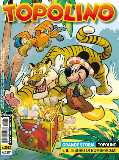 Cover of Topolino e l'isola di Bombracem