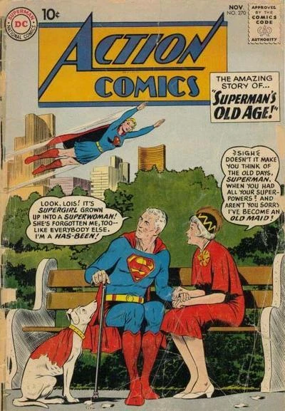 Cover of The Old Man of Metropolis! / Supergirl's Busiest Day!