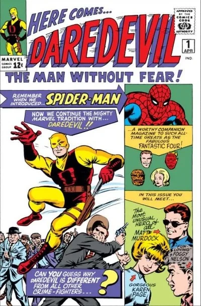 Cover of The Origin of Daredevil