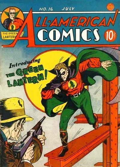 Cover of All-American Comics (1939) #16: The Origin of the Green Lantern