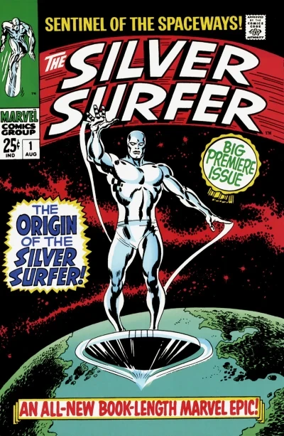 Cover of The Origin of the Silver Surfer