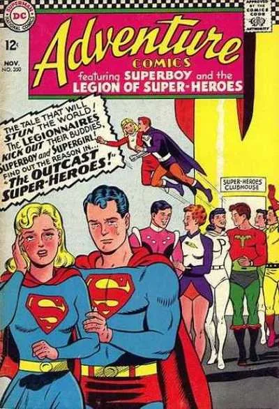 Cover of The Outcast Super-Heroes!