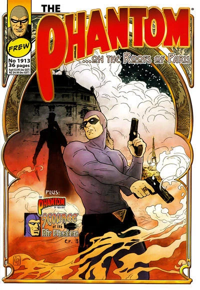 Cover of Phantom on the Roofs of Paris