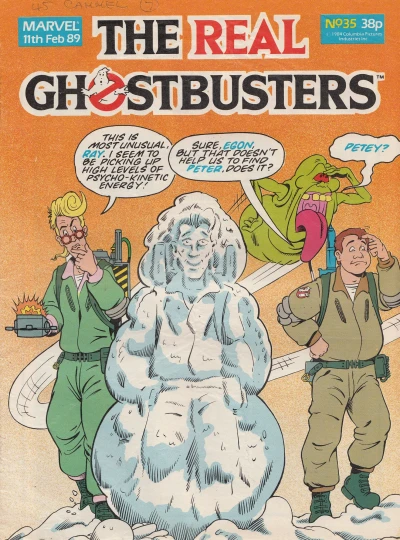 Cover of Real Ghostbusters 35