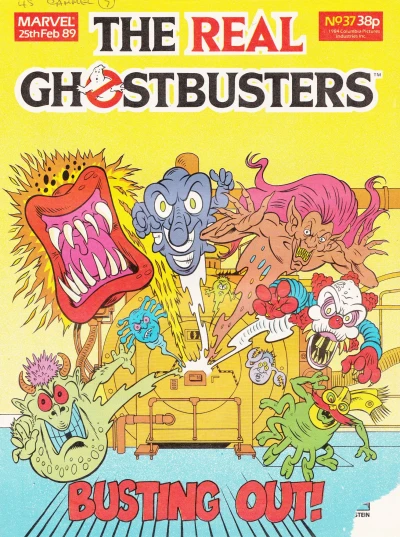Cover of Real Ghostbusters 37