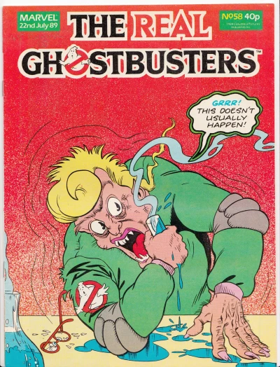 Cover of Real Ghostbusters 58
