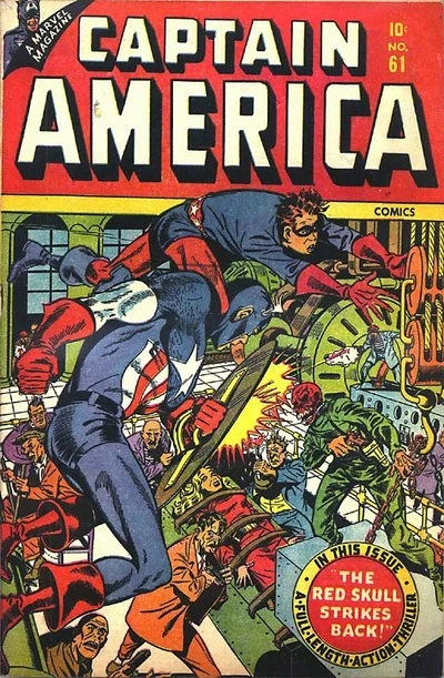 Cover of The Red Skull Strikes Back!