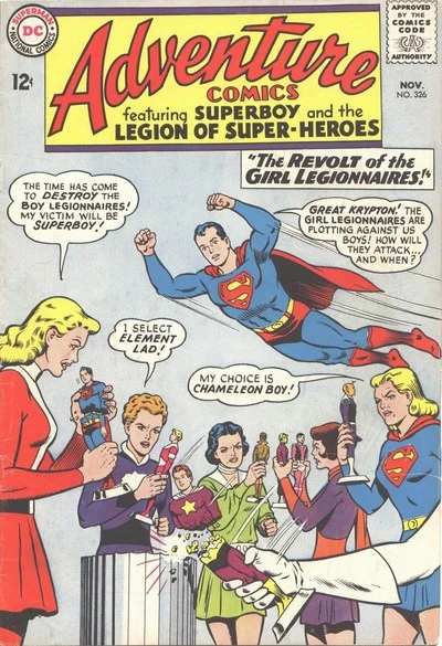 Cover of The Revolt Of The Girl Legionnaires!