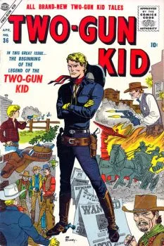 Cover of The Saga of the Two-Gun Kid!