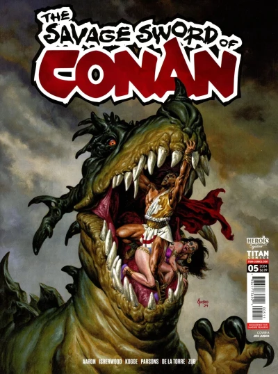 Cover of King Conan: The Ensorcelled, Part One; Conan: Damn Thing In The Water; Conan: Forged