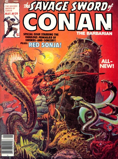 Cover of Child of Sorcery / The Wizard and Red Sonja Show