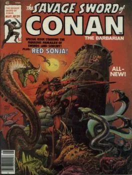 Cover of Child of Sorcery / The Wizard and Red Sonja Show