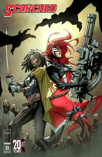 Cover of Stephen Segovia Walking Dead 20th Anniversary Variant