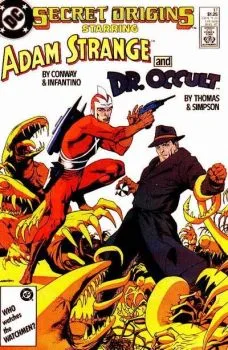Cover of The Secret Origin of Adam Strange; The Secret Origin of Dr. Occult