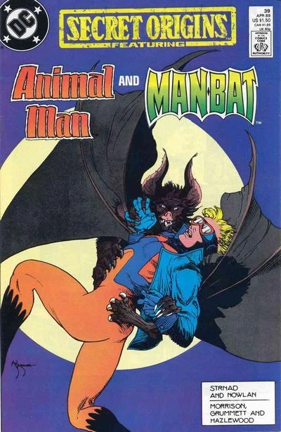Cover of The Secret Origin of Man-Bat / The Myth of the Creation