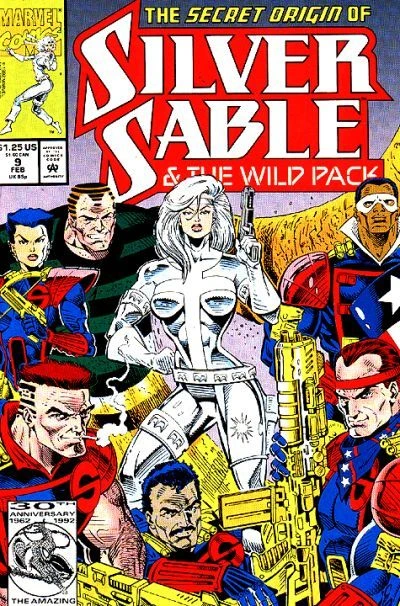 Cover of The Secret Origin of Silver Sable &amp; The Wild Pack