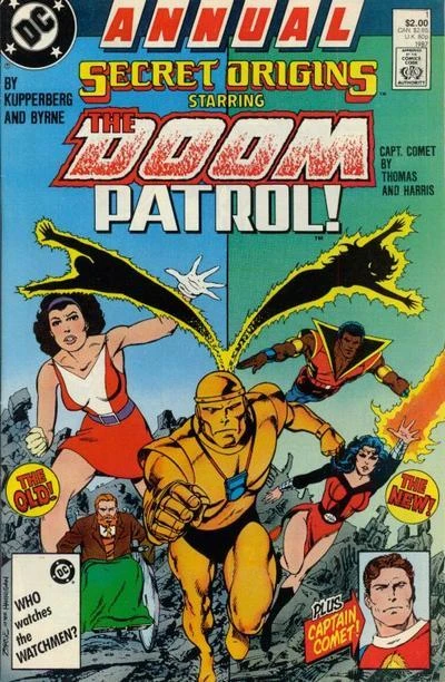 Cover of The Secret Origin of the Doom Patrol!; The Secret Origin of Captain Comet