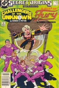 The Secret Origin of the Golden Age Fury; Challengers of the Unknown