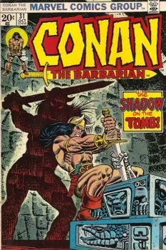 Cover of The Shadow on the Tomb!