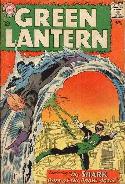 Cover of The Shark Goes On The Prowl Again!; The House that Fought Green Lantern!
