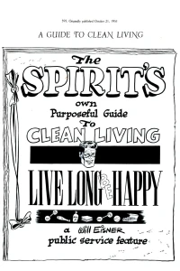 The Spirit's own purposeful guide to clean living
