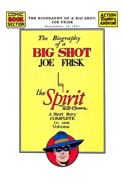 Cover of The Biography of a Big Shot: Joe Frisk