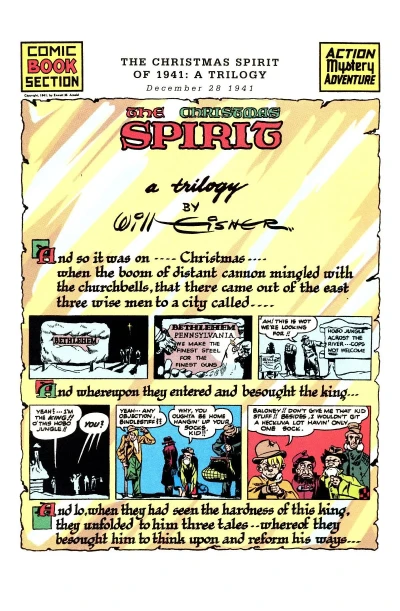 Cover of The Christmas Spirit of 1941: A Trilogy