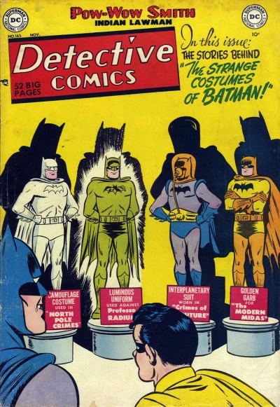 Cover of The Strange Costumes of Batman
