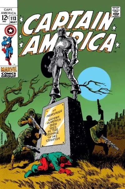 Cover of The Strange Death of Captain America
