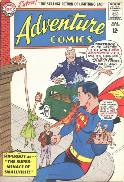 Cover of The Super-Menace of Smallville!