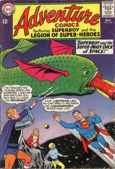 Cover of The Super-Moby Dick of Space!