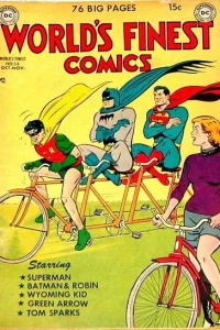 The Superman Who Avoided Danger /The Man Who Hated Green Arrow /  The Carbon Copy Batman