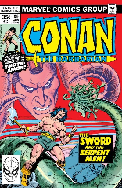 Cover of The Sword and the Serpent-Men!