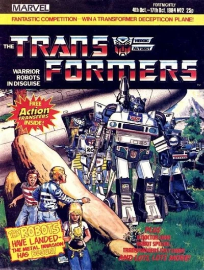 Cover of The Transformers; part 2