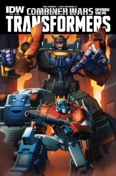 Cover of Combiner Wars Opening Salvo: First Contact