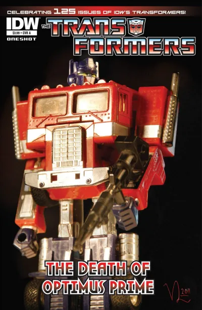 Cover of The Death of Optimus Prime