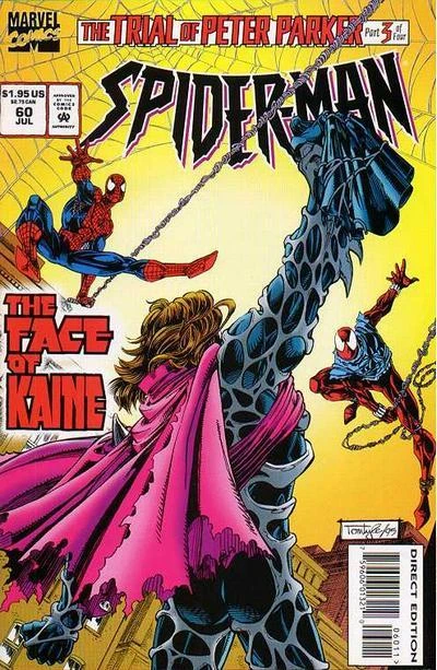 Cover of The Trial of Peter Parker, Part 3 of 4: The Face of Kaine