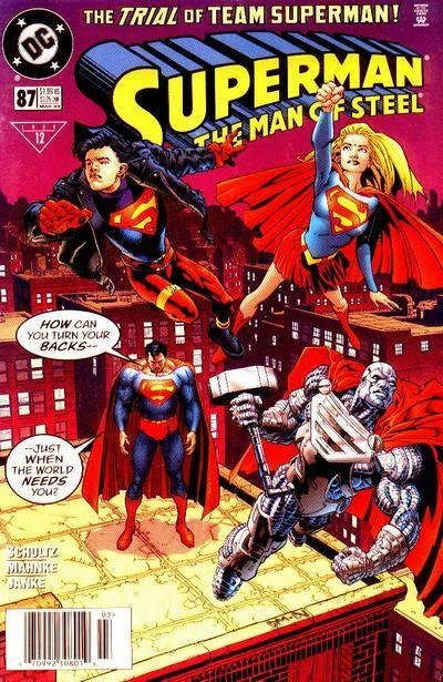 Cover of The Trial of Team Superman!