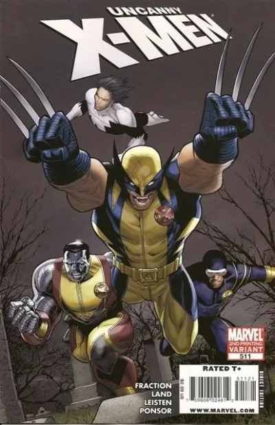 Cover of 2nd Printing Greg Land