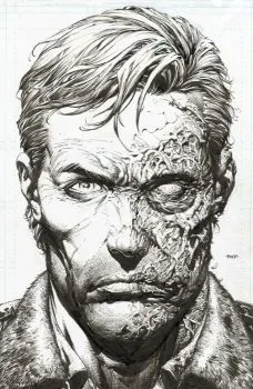 Cover of 2nd Printing Incentive David Finch & Dave McCaig Raw Variant Cover