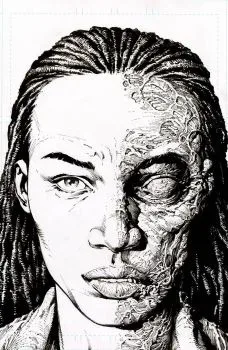Cover of 2nd Print B&W Variant