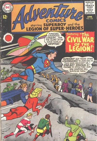 Cover of The War Between Krypton and Earth!