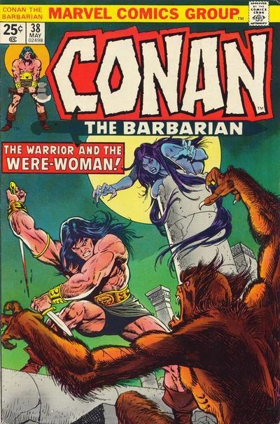 Cover of The Warrior and the Were-Woman!