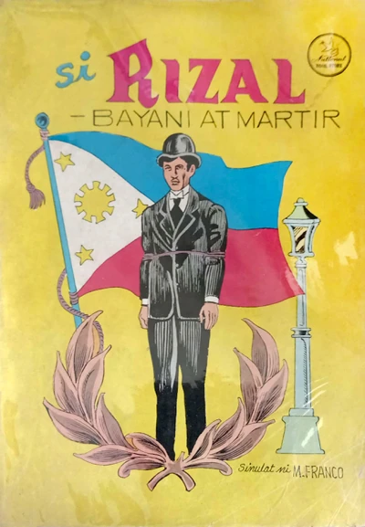 Cover of Si Rizal-Bayani At Martir