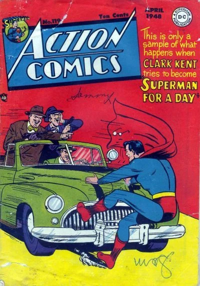 Cover of This Only a Sample of What Happens When Clark Kent Tries to Become Superman for a Day