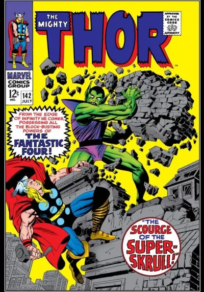 Cover of The Scourge of the Super-Skrull!