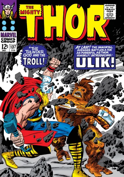 Cover of The Thunder God and the Troll!