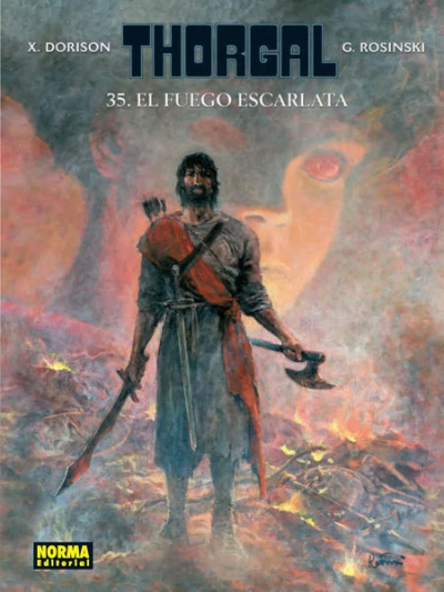 Cover of El fuego escarlata
